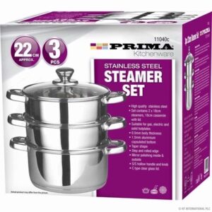 PRIMA STEAMER 3 TIER 22CM