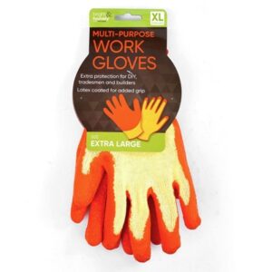 BRIGHT & HOMELY WORK GLOVES EXTRA LARGE PACK OF 12