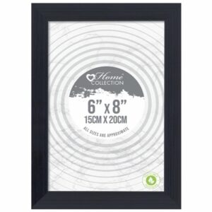 HOME COLLECTION BLACK FRAME 6X8INCH