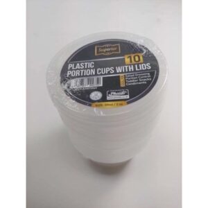 SUPERIOR ROUND 10 CONTAINER & LID 2 OZ
