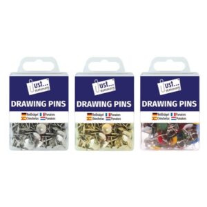 JUST STATIONERY DRAWING PINS