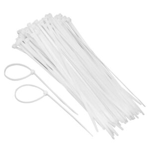 DEKTON CABLE TIES WHITE 100PCS 4.8MMX300MM