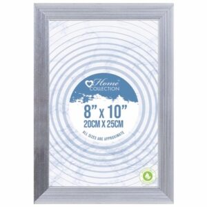 HOME COLLECTION SILVER FRAME 8X10INCH