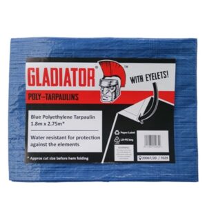 GLADIATOR TARPAULIN BLUE 9FT X 6FT