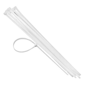 DEKTON CABLE TIES WHITE 4.8MMX380MM 30PC