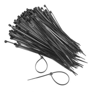 DEKTON CABLE TIES BLACK 100PCS 4.8MMX200MM