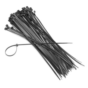 DEKTON CABLE TIES BLACK 100PCS 4.8MMX300MM