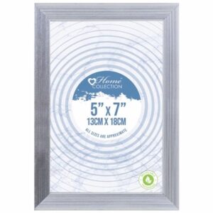 HOME COLLECTION SILVER FRAME 5X7INCH