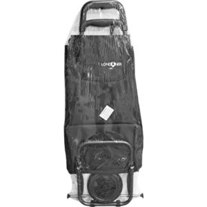 LONDONER SHOPPING TROLLEY BLACK