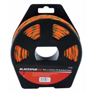 BLACKSPUR 15M X 5.5MM PP BRAIDED ROPE