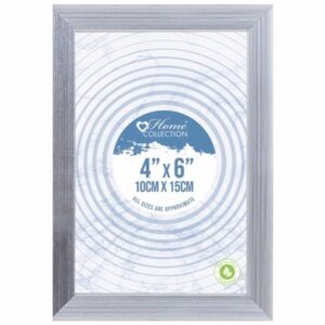 HOME COLLECTION SILVER FRAME 4X6INCH