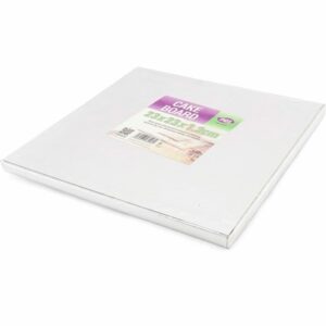 PPS CAKE BOARD SQUARE 9 INCH PK5