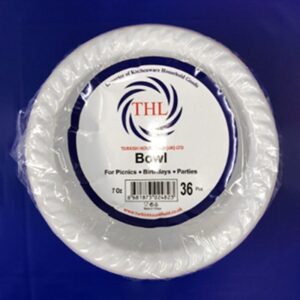 THL BOWL PLASTIC REUSABLE SMALL 36PCS