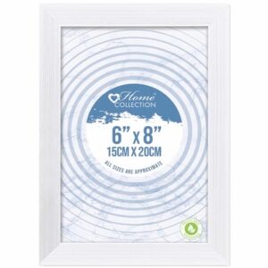 HOME COLLECTION WHITE FRAME 6X8