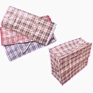 LAUNDRY BAG STRIPED MEDIUM PK10 56X48X23CM