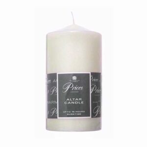 PRICES PILLAR CANDLE IVORY 15X8CM