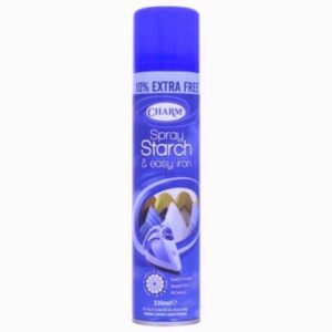 CHARM STARCH SPRAY & EASY IRON 330ML PK12
