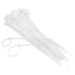 DEKTON CABLE TIES WHITE 4.8MMX250MM 50PC