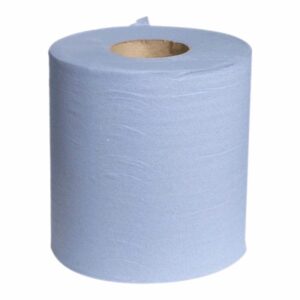 CENTREFEED ROLL BLUE 150M PK6