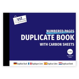 JUST STATIONERY BOOK DUPLICATE PK12