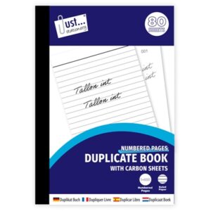 JUST STATIONERY BOOK DUPLICATE LARGE PK12