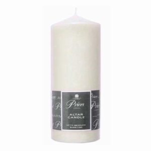 PRICES PILLAR CANDLE IVORY 20X8CM