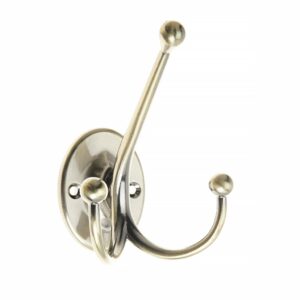 Homepride Online-Oval Tri Hook - Antique Brass PK1