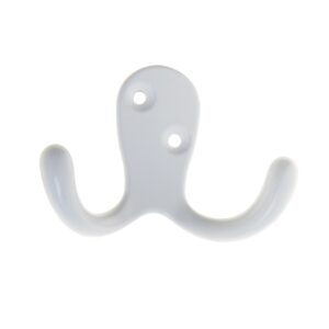 Homepride Online-Basic Double Robe Hook - White