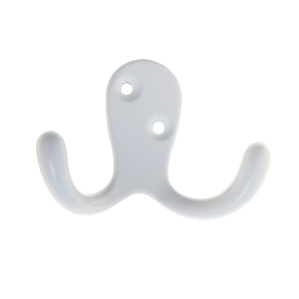 Homepride Online-Basic Double Robe Hook - White