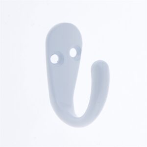 Homepride Online-Basic Single Robe Hook - White