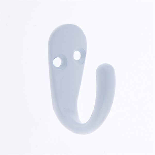 Homepride Online-Basic Single Robe Hook - White
