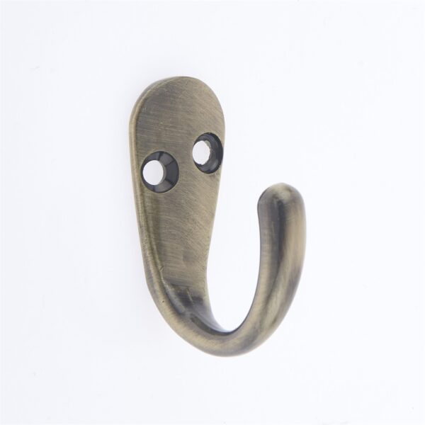 Homepride Online-Basic Single Robe Hook - Antique Brass