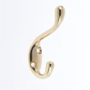 Homepride Online-Basic Coat Hook - Polished Brass