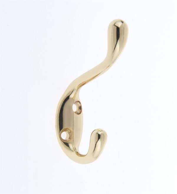 Homepride Online-Basic Coat Hook - Polished Brass