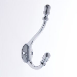 Homepride Online-Antique Deco Hook - Chrome