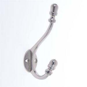 Homepride Online-Antique Deco Hook - Satin Nickel