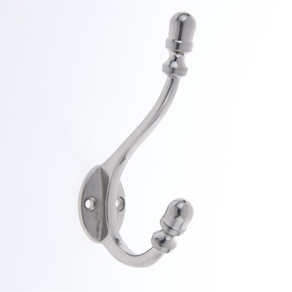 Homepride Online-Antique Deco Hook - Satin Nickel