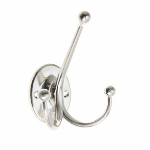 Homepride Online-Oval Tri Hook - Satin Nickel PK1