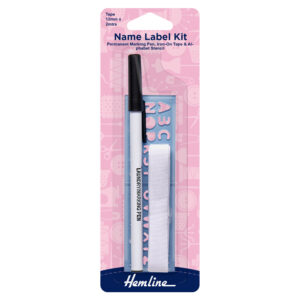 Homepride Online-Name Label Kit: Iron on tape with Pen and Stencil