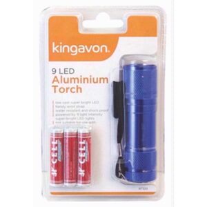 Homepride Online-kingavon 9 LED aluminium torch
