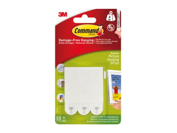 Homepride Online-3M COMMAND MEDIUM PITCHER HANGING STRIPS