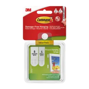 Homepride Online-3M COMMAND DAMAGE FREE HANGING  ASSORTED M 8X2 S 4X2