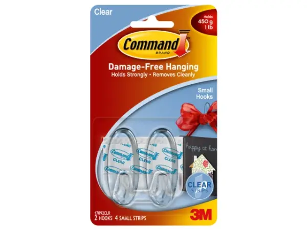 Homepride Online-3M COMMAND HOOKS 450g SMALL HOOKS