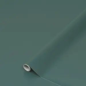 Homepride Online-DESIGNFOLIE STICKY BACK PLASTIC UNI MATT MALLARD GREEN