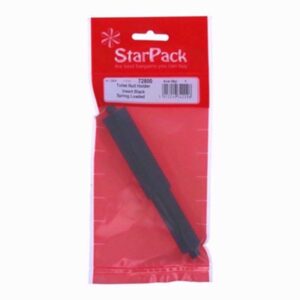 Homepride Online-STARPACK TOILET ROLL HOLDER INSERT BLACK SPRING LOADED