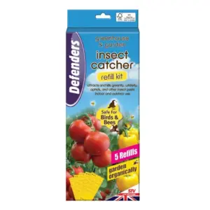 Homepride Online-DEFENDERS GREENHOUSE & GARDEN INSECT CATCHER 5 REFILL PACK