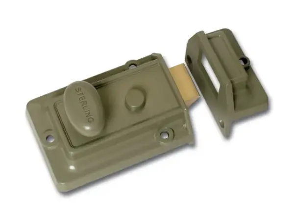 Homepride Online-Sterling standard nightlatch green 6 pin cylinder