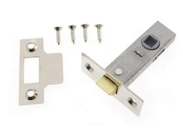 Homepride Online-Sterling Tubular mortice Latch 63mm (2 1/2") nickel plated finish