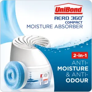 Homepride Online-UNIBOND AERO 360 COMPACT MOISTURE ABSORBER 2 in 1 450g