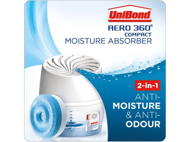 Homepride Online-UNIBOND AERO 360 COMPACT MOISTURE ABSORBER 2 in 1 450g